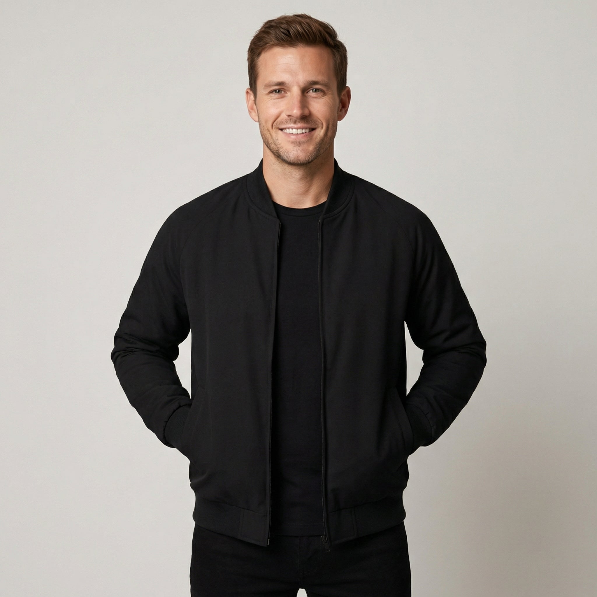 Men’s Classic Bomber Jacket – Timeless Everyday Layer