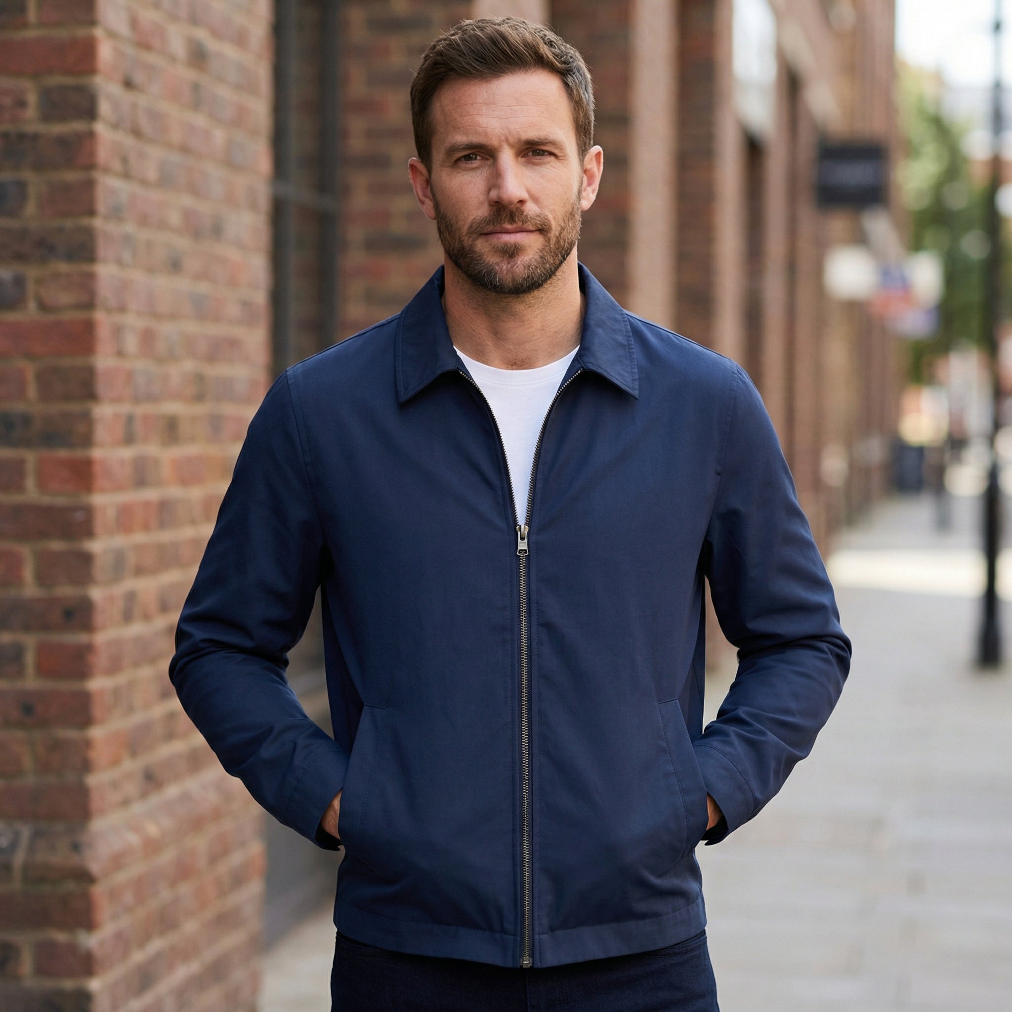 Men’s Zip Jacket – Clean Everyday Essential
