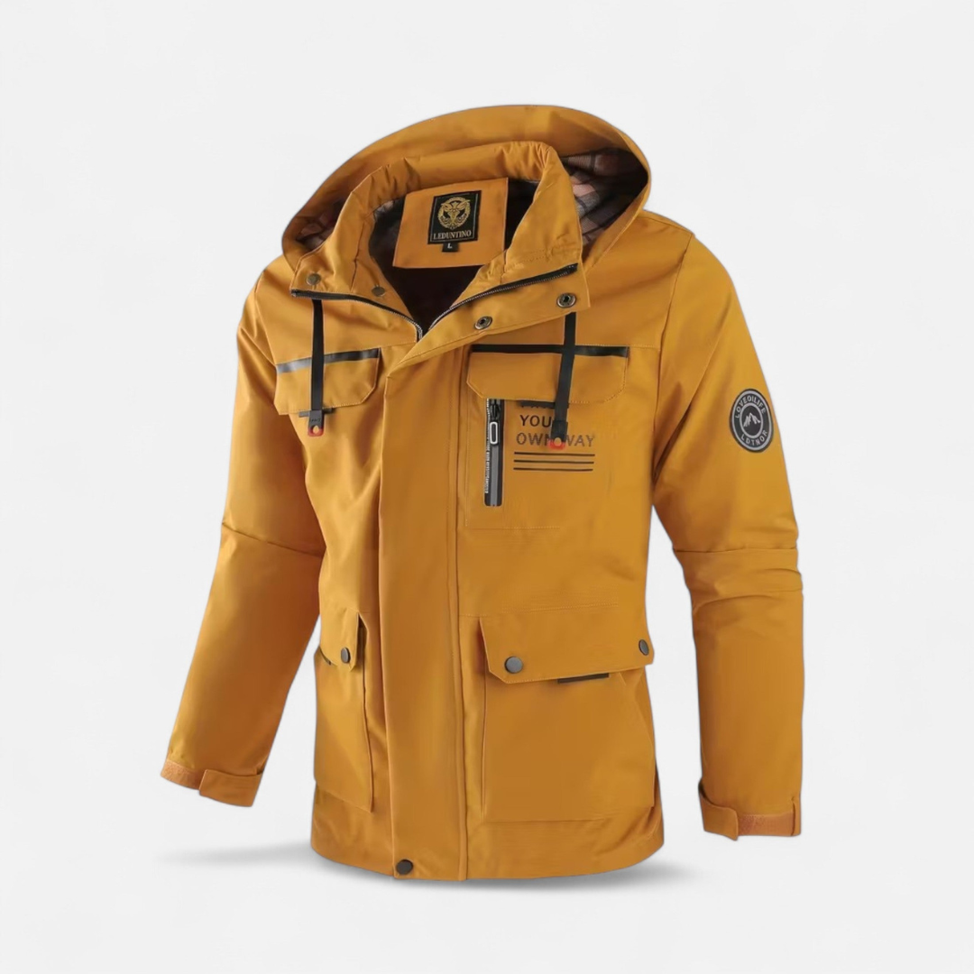 Men’s Hooded Zip Jacket – Everyday Classic