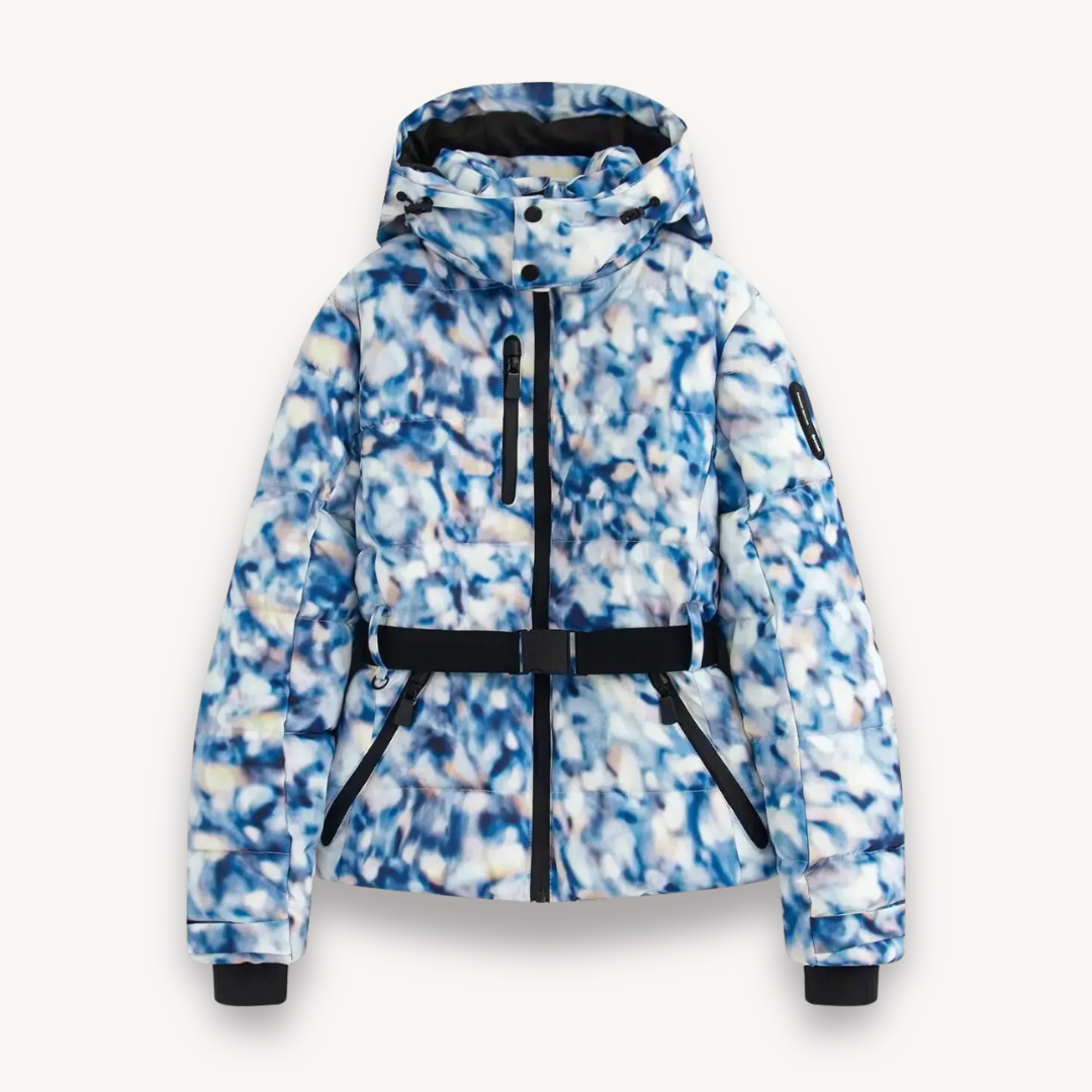 Women’s Belted Puffer Jacket – Modern Quilted Elegance