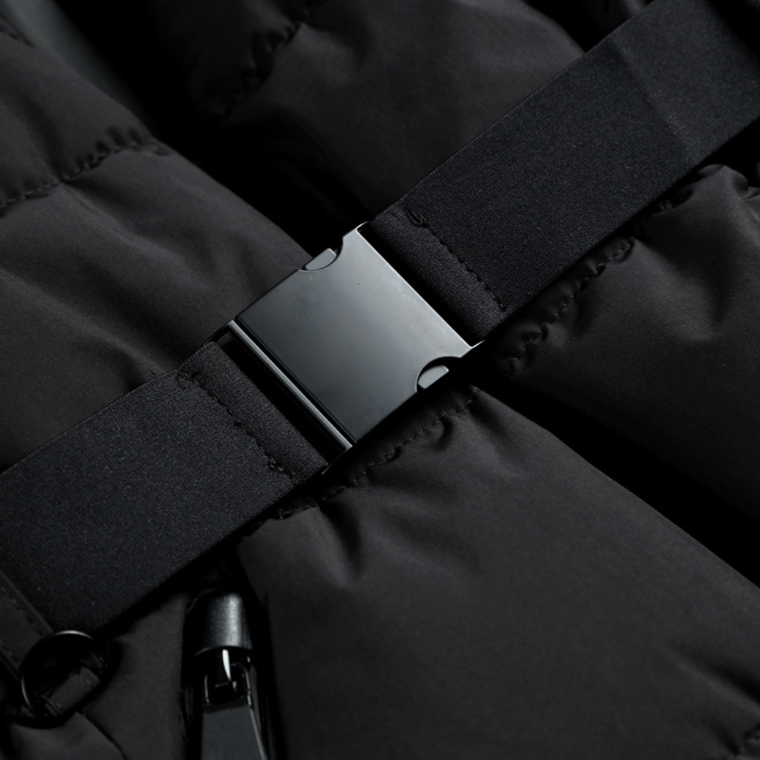 Women’s Belted Puffer Jacket – Structured Winter Layer